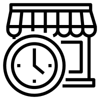 open-hours Business hours icon