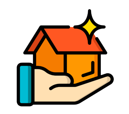 house House cleaning service icon