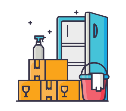 move in Move-in move-out cleaning service icon